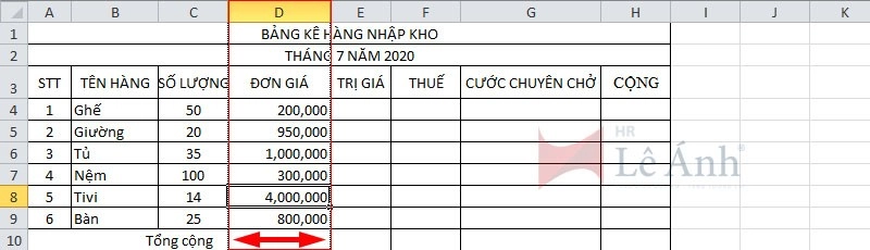 Các lỗi thường gặp trong Excel