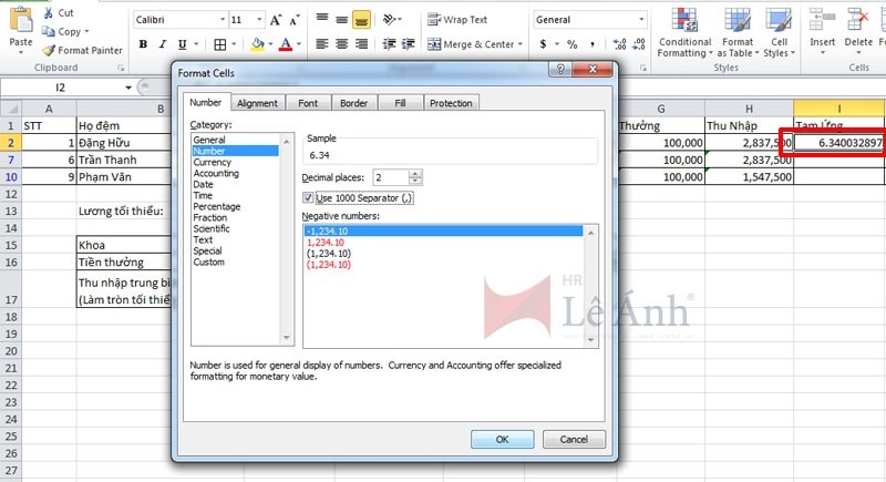 Lỗi Value trong Excel cần biết