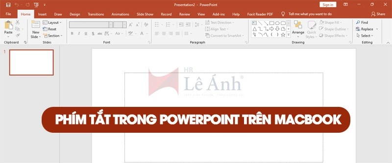Phím tắt PowerPoint trên Macbook