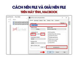 Cách nén file trên máy tính