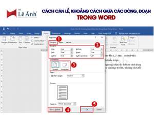 Cách căn lề trong Word - Lê Ánh HR