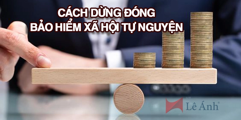 Cách dừng đóng bảo hiểm xã hội tự nguyện