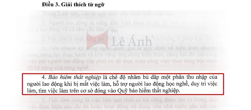 Bảo hiểm thất nghiệp là gì