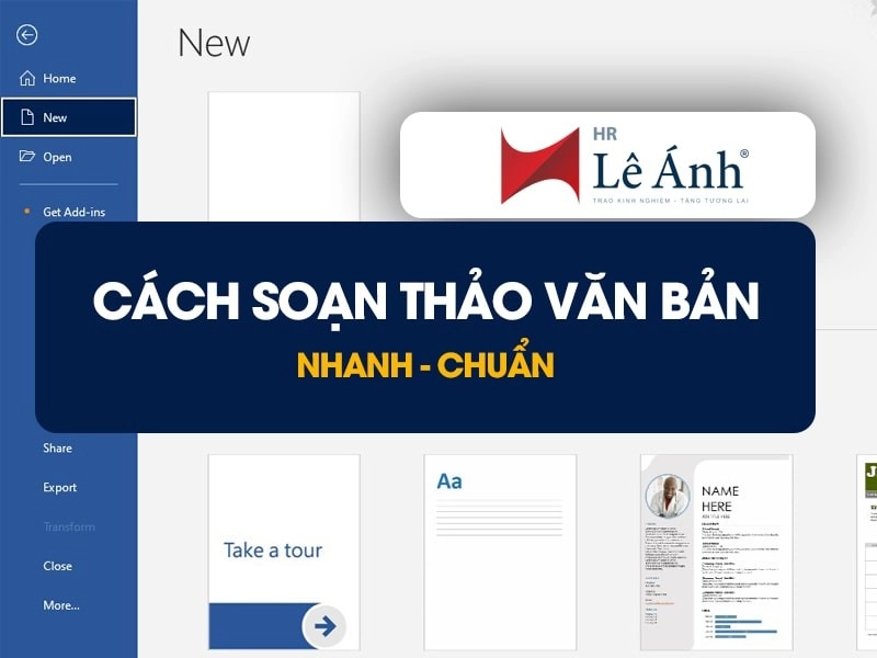 Cách soạn thảo văn bản nhanh, chuẩn