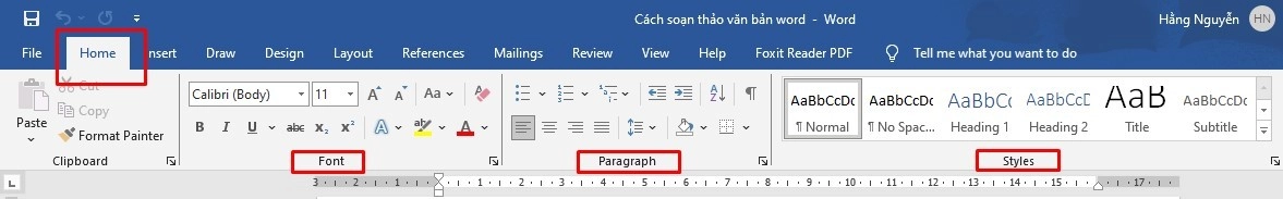Cách soạn thảo văn bản