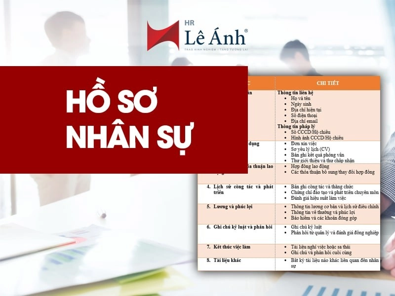 Hồ sơ nhân sự gồm những gì