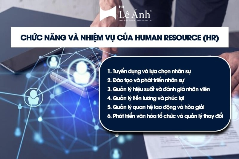 Chức năng, nhiệm vụ của bộ phận HR