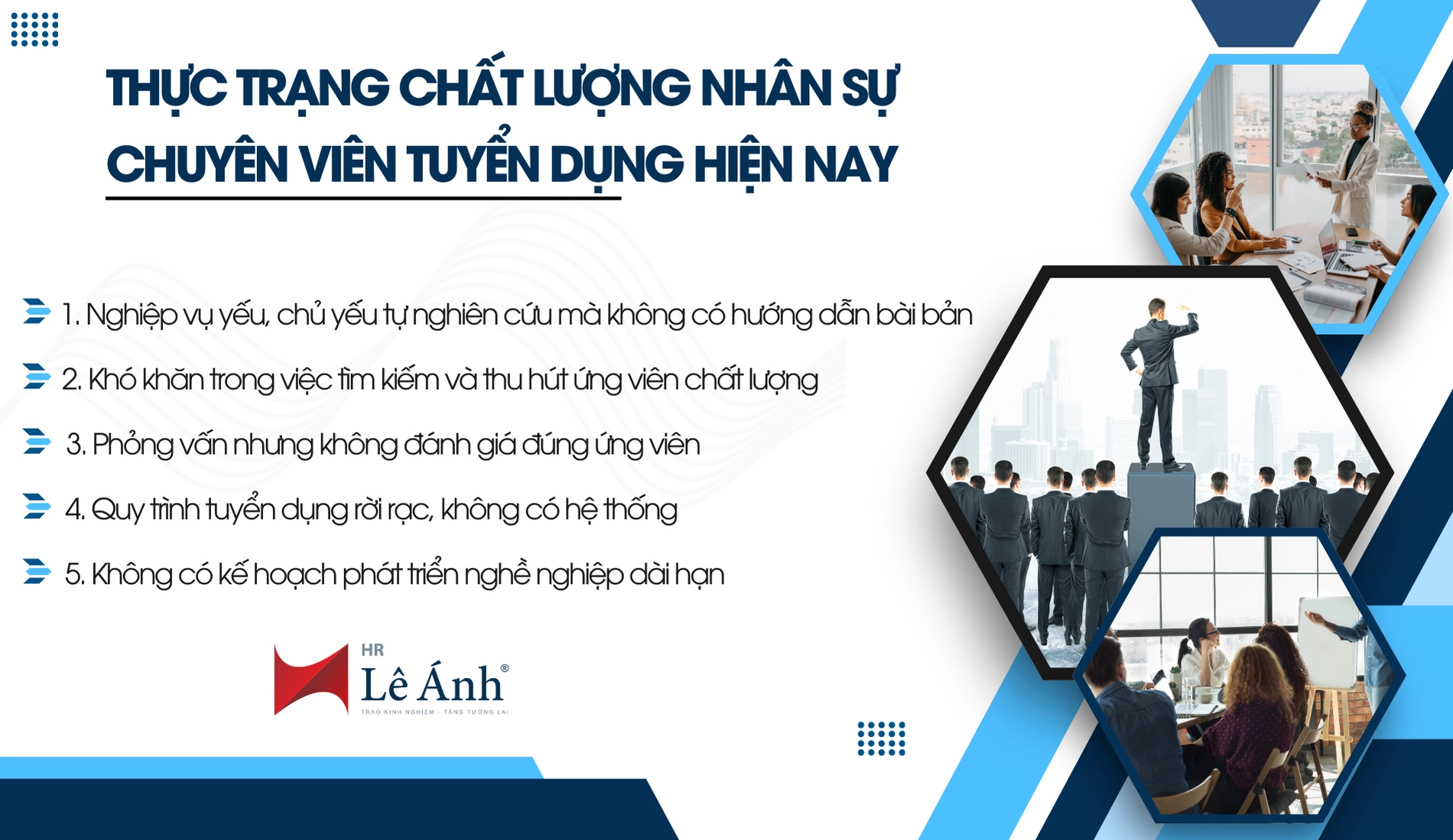 Thực trạng chất lượng nhân sự chuyên viên tuyển dụng hiện nay