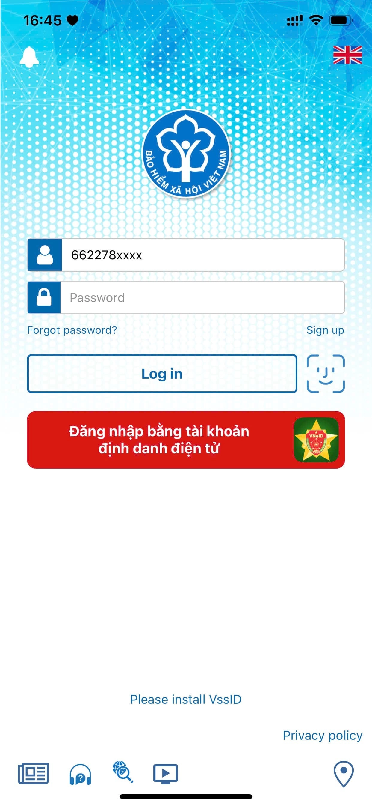 Mô tả ứng dụng VssID
