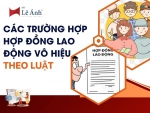 Các Trường Hợp Hợp Đồng Lao Động Vô Hiệu Theo Luật