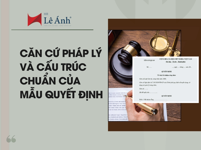 căn cứ pháp lý và cấu trúc mẫu quyết định