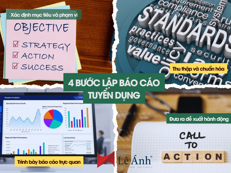 4 bước lập báo cáo