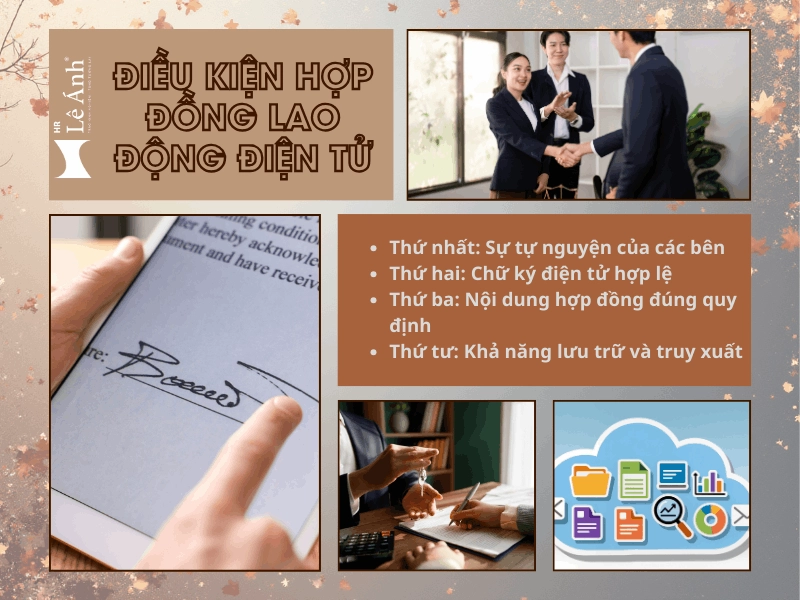 điều kiện cho hdld điện tử