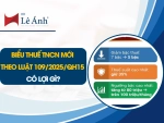 Biểu Thuế TNCN Mới Theo Luật 109/2025/QH15 Có Lợi Gì?