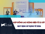 Hợp Đồng Lao Động Điện Tử Là Gì? Quy Định Áp Dụng Từ 2026