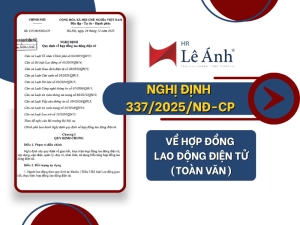 Nghị Định 337/2025/NĐ-CP Về Hợp Đồng Lao Động Điện Tử (Toàn Văn)