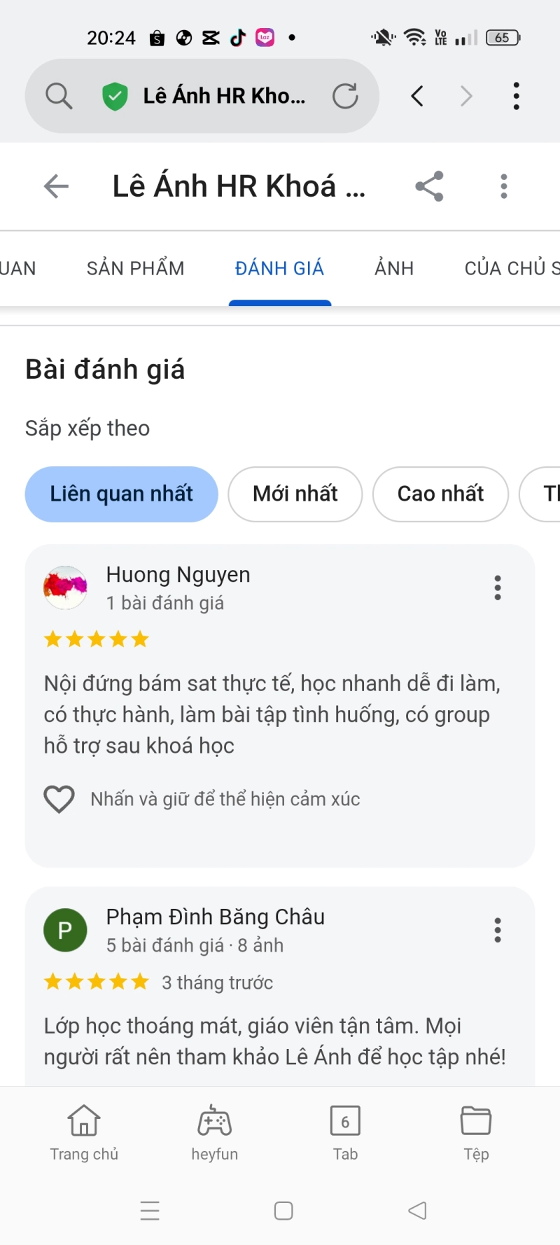 Hình ảnh bình luận