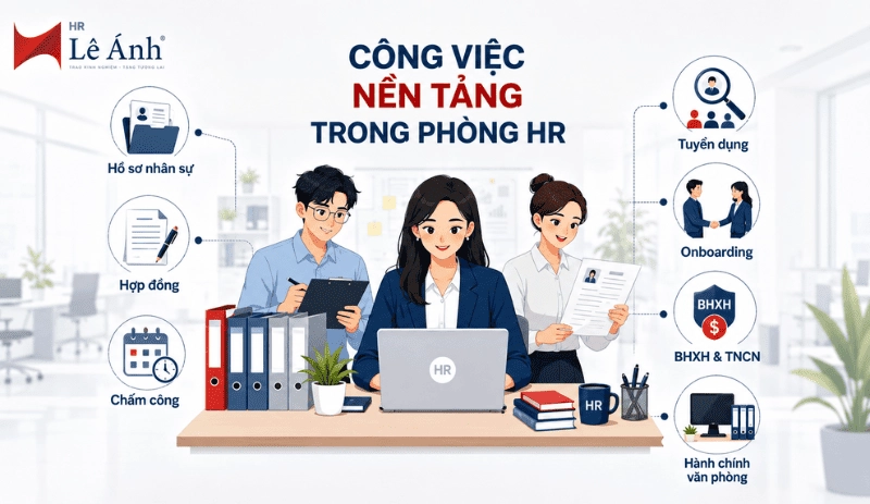 7 công việc nền tảng trong phòng Hành chính Nhân sự