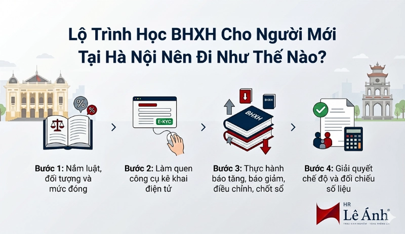 Lộ trình học BHXH cho người mới tại Hà Nội