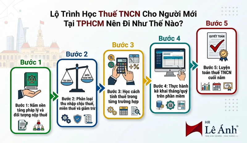 Lộ trình học thuế TNCN cho người mới tại TP.HCM