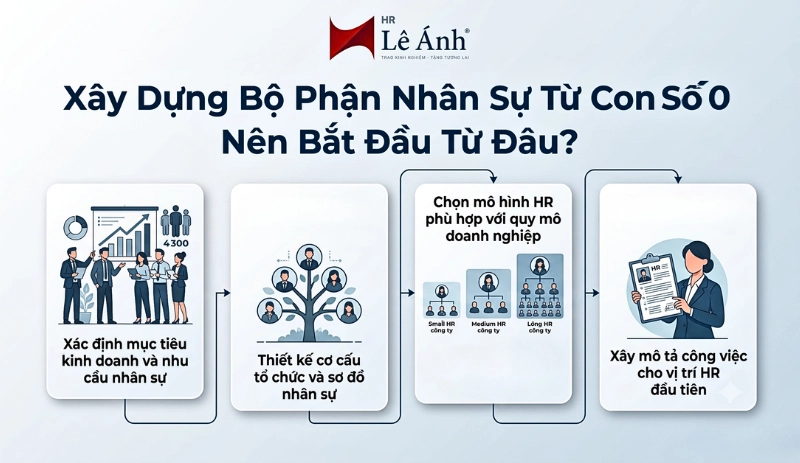 Xây dựng bộ phận nhân sự từ con số 0