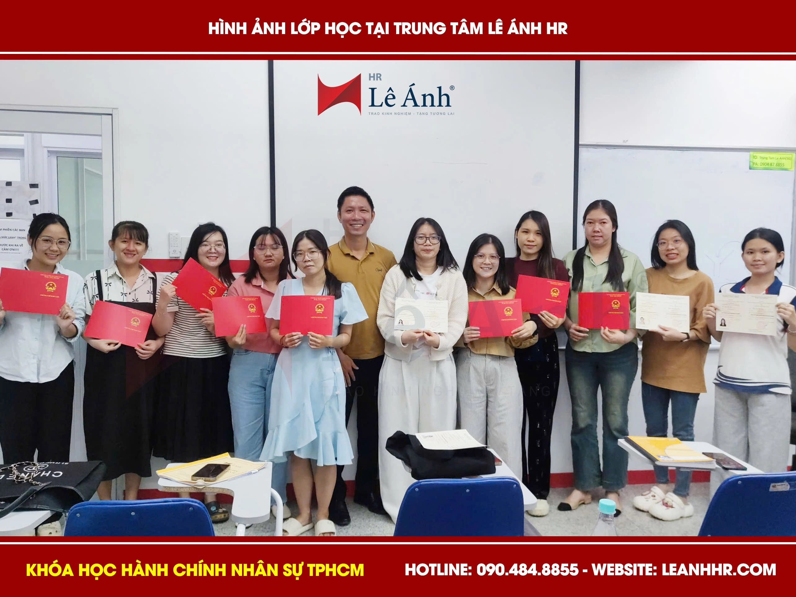 Hình ảnh lớp  học Hành Chính Nhân Sự tại Lê Ánh HR thầy Thái Tài