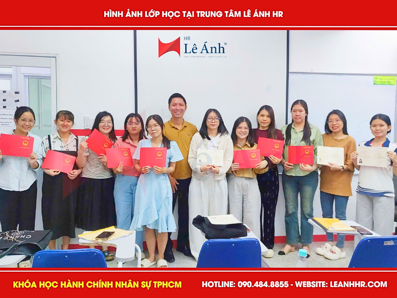 Hình ảnh lớp  học Hành Chính Nhân Sự tại Lê Ánh HR thầy Thái Tài