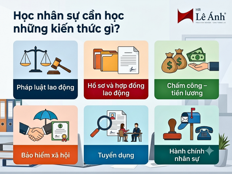 Học nhân sự cần học những kiến thức gì