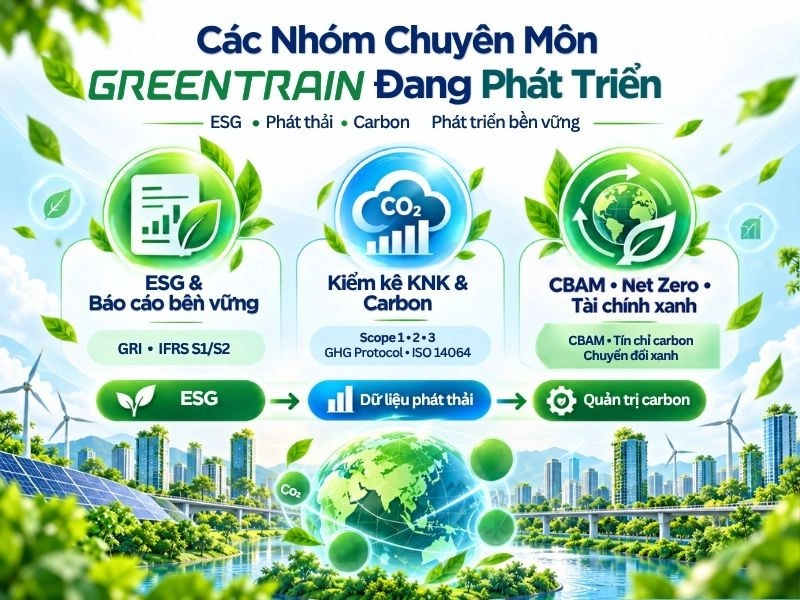 3 Nhóm Chuyên Môn Greentrain Đang Phát Triển