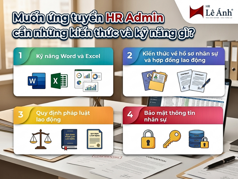 Muốn ứng tuyển HR Admin cần những kiến thức và kỹ năng gì