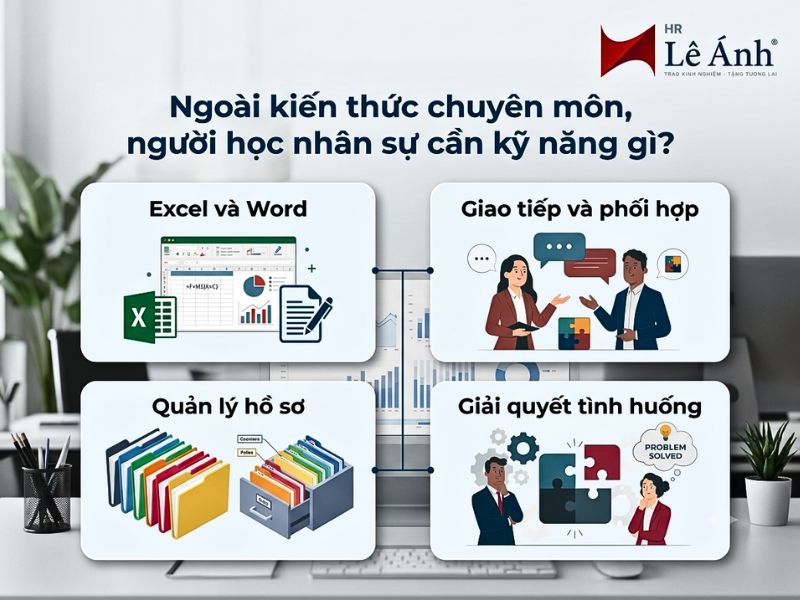 Ngoài kiến thức chuyên môn, người học nhân sự cần kỹ năng gì