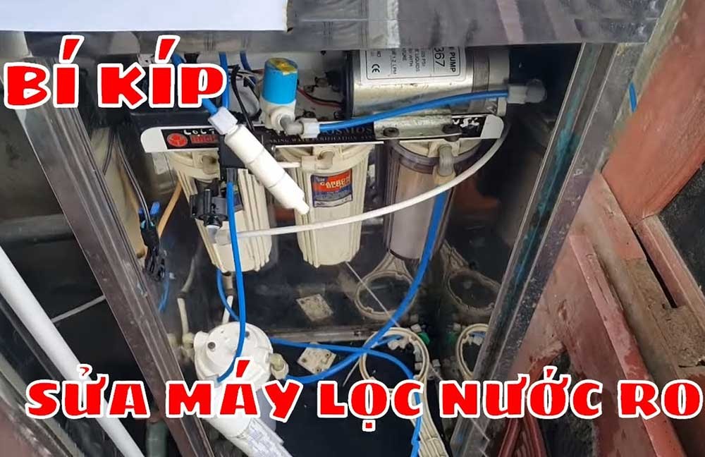 Các lỗi thường gặp và cách sửa máy lọc nước tại nhà
