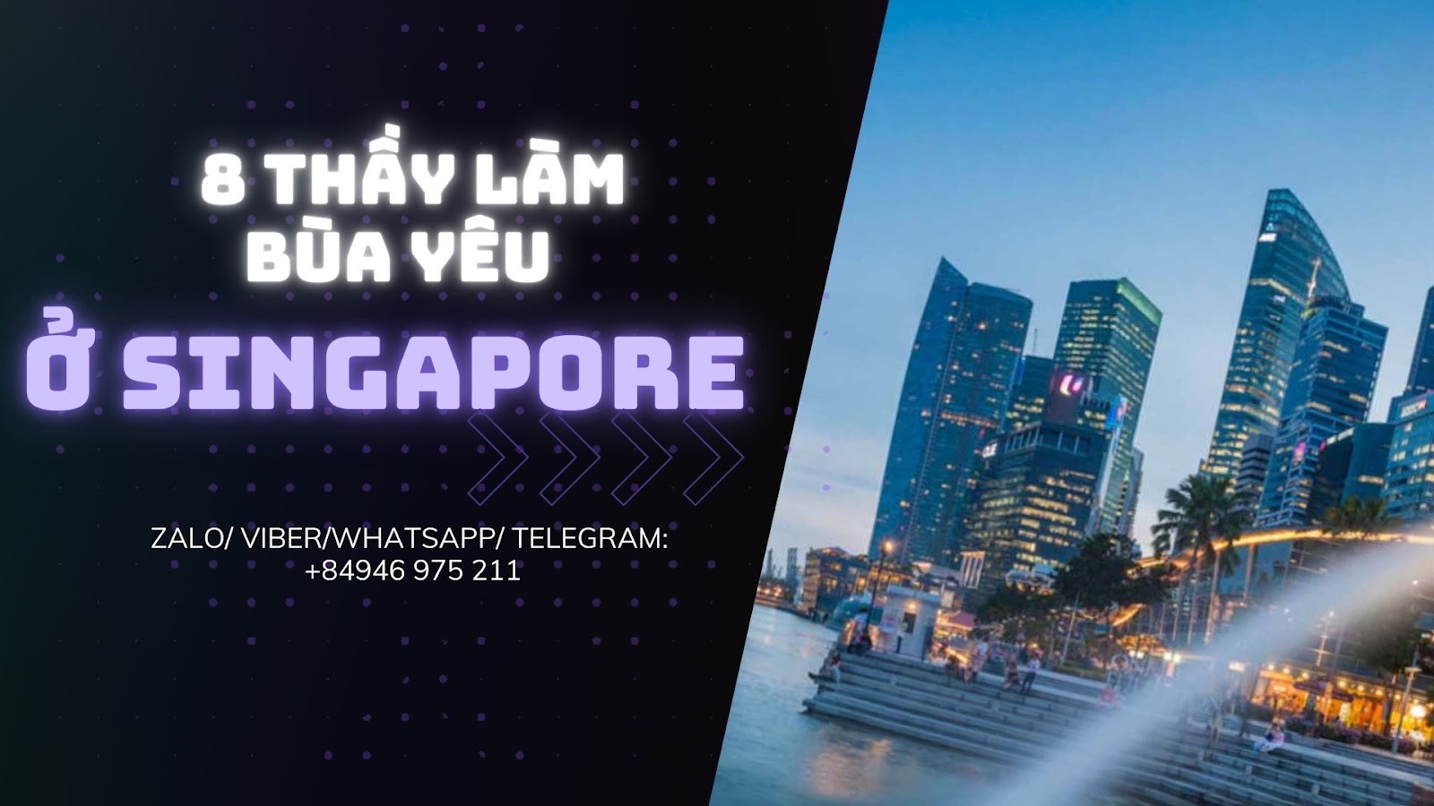 8+ Địa chỉ làm bùa yêu cao tay tại Singapore cho người Việt