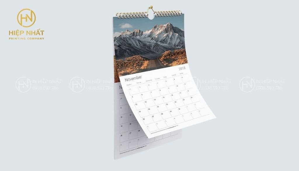 Chọn kích thước lịch in