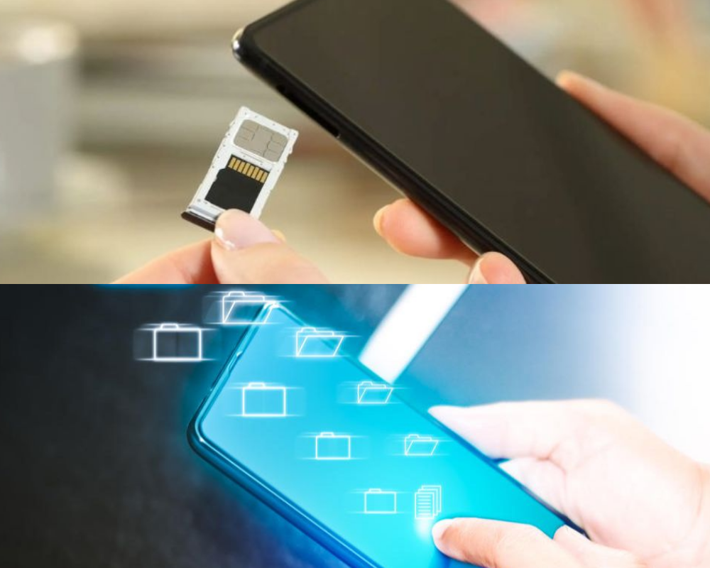 Tháo thẻ nhớ, thẻ SIM và chủ động sao lưu dữ liệu cá nhân