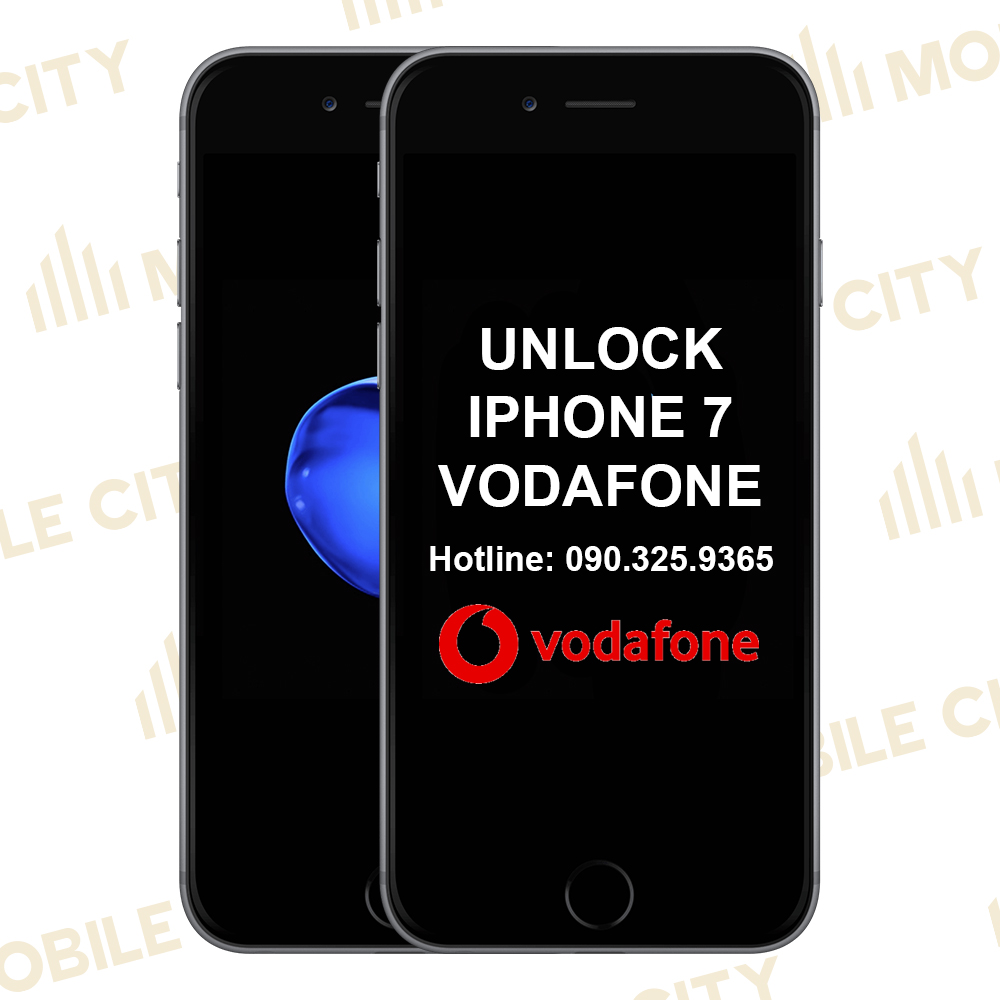 Mở mạng unlock iphone 7 7 Plus Vodafone, Verizon Mỹ bảo hành trọn đời.
