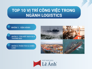các vị trí công việc trong ngành logistics