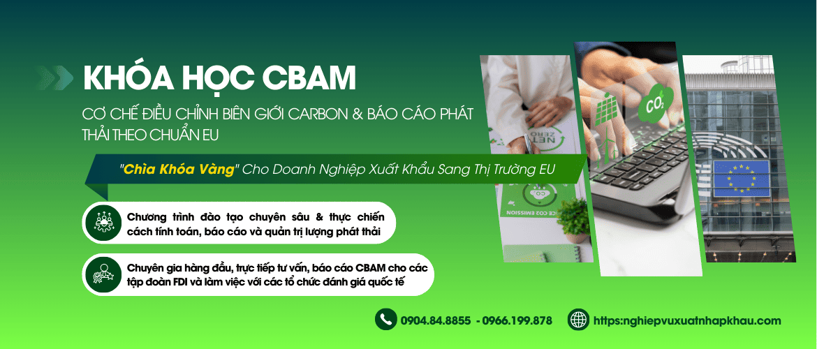 Khóa Đào Tạo Cơ Chế Điều Chỉnh Biên Giới Carbon (CBAM)
