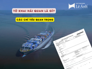 Tờ Khai Hải Quan Là Gì? Các Chỉ Tiêu Quan Trọng Phải Nắm
