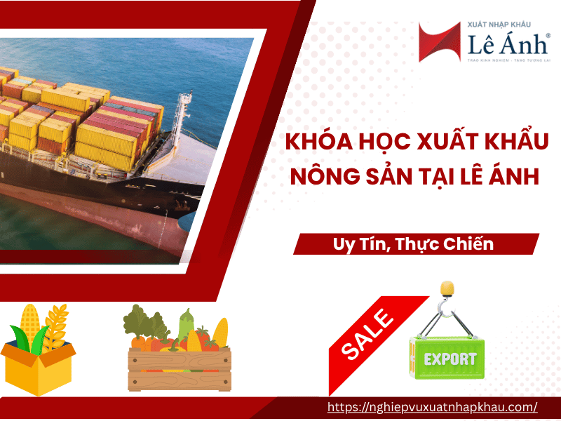 Khóa Học Xuất Khẩu Nông Sản Tại Lê Ánh Uy Tín, Thực Chiến