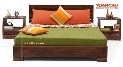 Giường ngủ gỗ tự nhiên cao cấp - TC1122