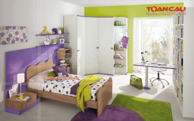 Nội thất giường ngủ gỗ sồi  - TC1147