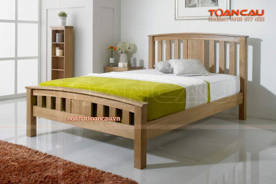 Giường gỗ tự nhiên cao cấp tphcm - TC1139