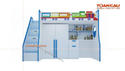 Mẫu giường tầng cho bé trai và bé gái - TC1140