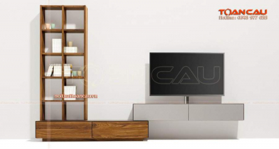 Các mẫu kệ tivi đẹp bằng gỗ - TC345