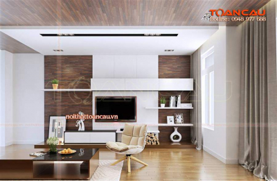 Kệ tivi phòng khách bằng gỗ đẹp - TC349