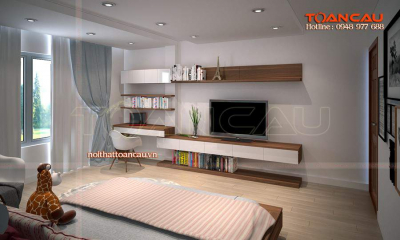 Kệ tivi phòng ngủ bằng gỗ - TC306