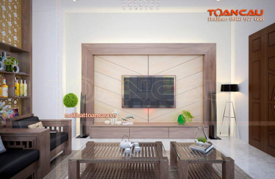 Đóng kệ tivi theo yêu cầu - TC314
