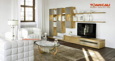 Kệ tivi phòng khách bằng gỗ -  TC341
