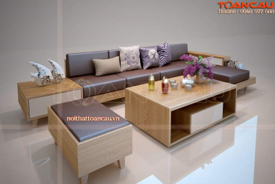 Bàn ghế gỗ phòng khách giá rẻ tại hà nội - TC143